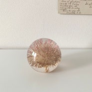 Vintage Thistle Paperweight