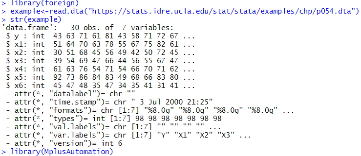 R/RStudio - Mplus 이용 준비: prepareMplusData() : 네이버 블로그