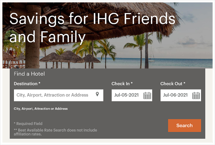 누구나 사용가능한 IHG Friends & Family 요금제 최대 30 할인 네이버 블로그