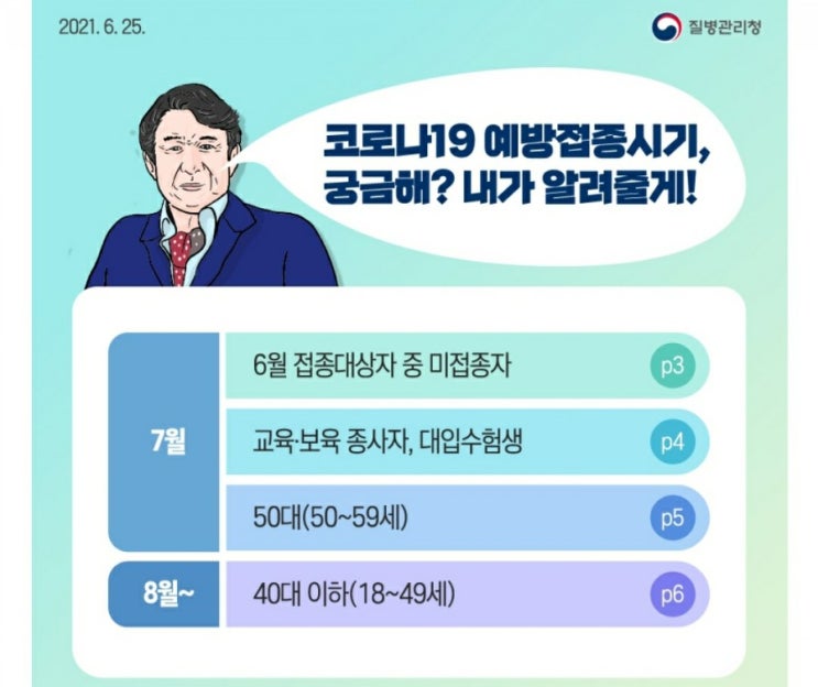 50대 코로나 백신 접종 사전예약 방법 , 코로나19 예방접종 3분기 ...