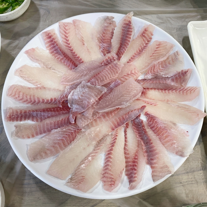 [울산동구/일산지] 색다르게 썰어줘서 식감이 좋은 돌돔(줄돔) 맛집 온산횟집 : 네이버 블로그
