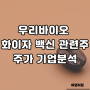 우리바이오 주가 분석::화이자 관련주