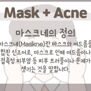 마스크(Mask)와 아크네(Acne)의 사이