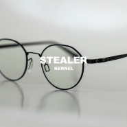 [STEALER] 스틸러 커넬 (Kernel) 블랙, 블루라이트 차단 안경