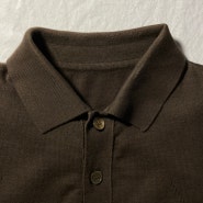 유스(youth) 반팔니트 knit collar half T-shirt 리뷰