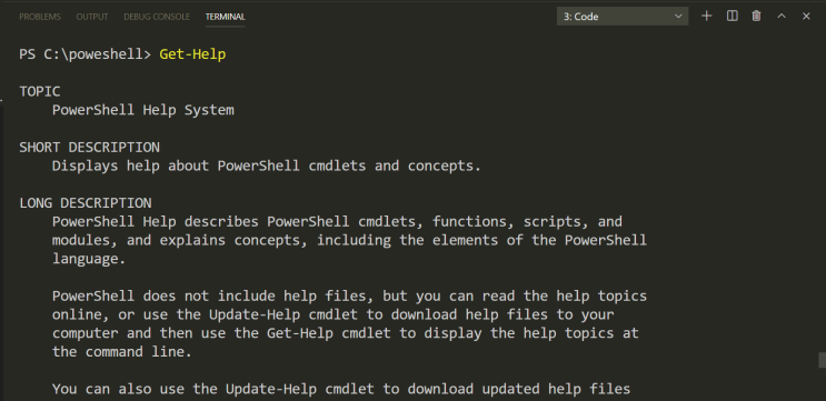 (영상) 파워쉘(Powershell) - Get-Help 를 이용하여 명령어 도움말 확인하기 : 네이버 블로그