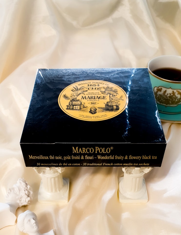 Mariage Freres. Marco Polo Black Tea, 30 Cotton Tea Bags 75G 1