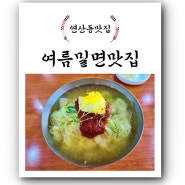 [부산 연산동 맛집] 더운 날씨에는 가야 밀면과 콩국수