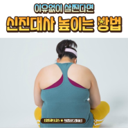 이유없이 살찐다면 신진대사 높이는것이 중요