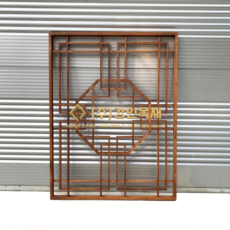 KH-070 강인목재 목공소 미송 개량방식 한옥팔각살 한옥문살 한옥문 한옥중문 전통창호 한옥인테리어도어 한옥디자인살 원목인테리어 ...
