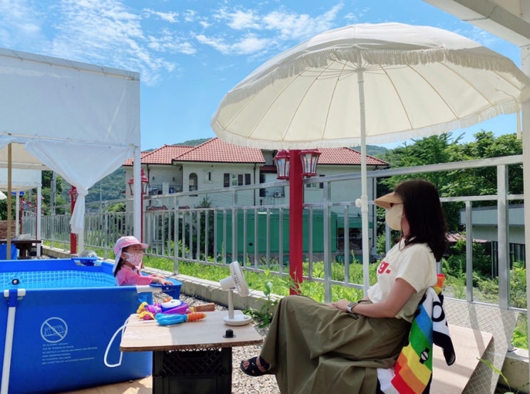 용인 고기리촌 ::  고기리계곡 바베큐맛집 & 개인수영장...