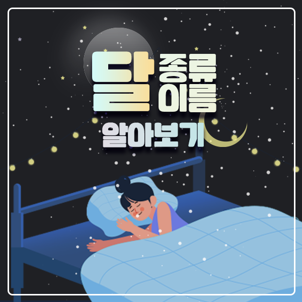 [달 모양 변화] ☾ 달 종류부터 달 이름 정리까지! : 네이버 블로그