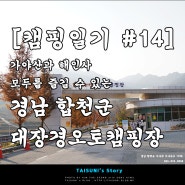 [캠핑일기 #14] 가야산과 해인사 모두를 즐길 수 있는 - 경남 합천군 대장경오토캠핑장