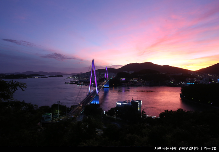 여수 야경 코스, 돌산공원 여수 돌산대교 일몰 : 네이버 블로그