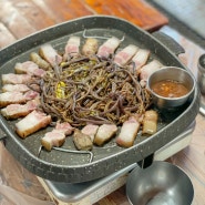 성읍칠십리식당 : 제주 흑돼지 맛집, 고사리 오겹살이 진짜 너무 맛있어요!