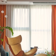 30평대 아파트 홈스타일링 - 분명한 컬러 포인트로 호텔같은 인테리어