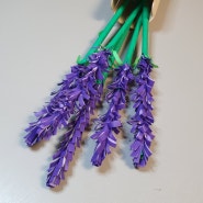 라벤더 만들기-휴지심/우드스틱을 이용한 라벤더 꽃병 만들기