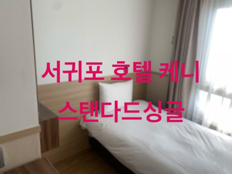 [서귀포 1인 숙박추천] 서귀포 호텔 케니(스탠다드 싱글ㆍ조식 후기) : 네이버 블로그