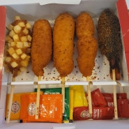 분식배달맛집 명랑핫도그 명랑한 떡볶이 세트 후기