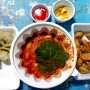 [신사역맛집] 망향비빔국수 신사점 / 비빔국수, 만두