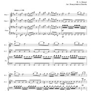 Mozart, Eine kleine Nachtmusik, K.525 피아노 앙상블 악보