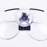 공기호흡기,전면형 마스크 전제품에 사용하는 공기호흡기 안경테(신개념 방독면 도수클립 안경 C-801M)