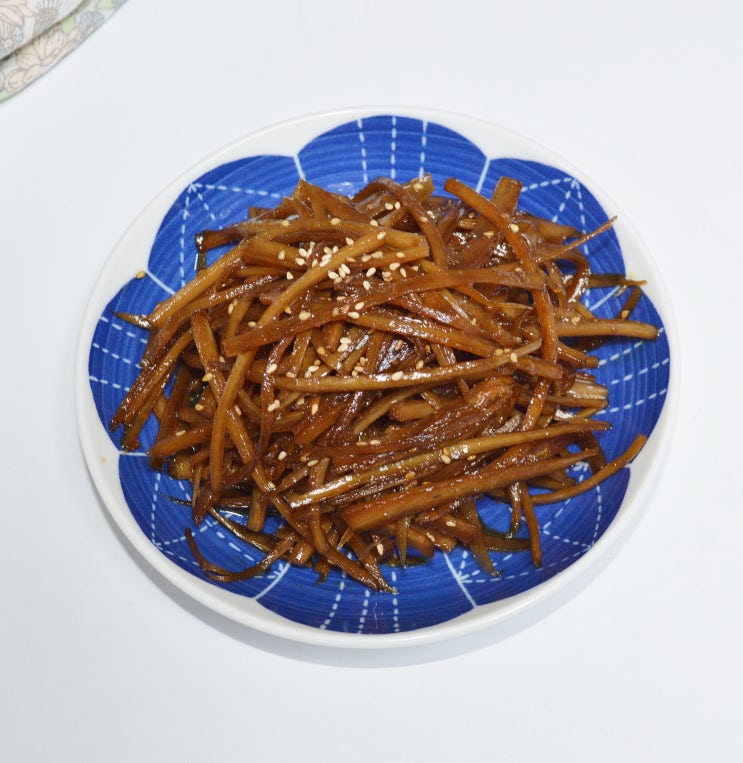 백종원 우엉조림 만드는 법 쫀득한 우엉채조림 우엉요리 : 네이버 블로그