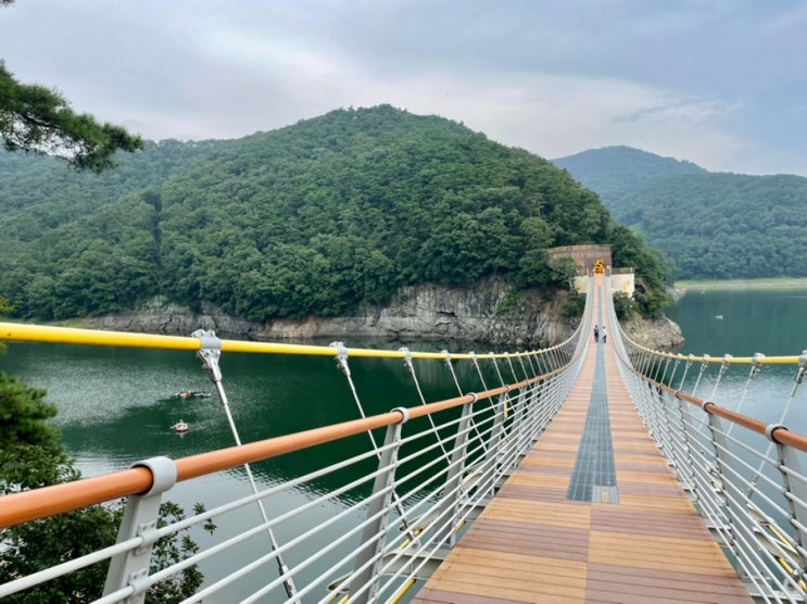 [전남 장성] 장성호 수변길, 출렁다리