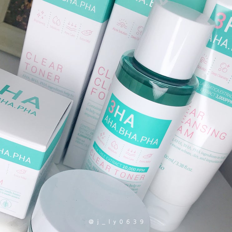 3HA 클리어 3종으로 산뜻한 트러블관리! : 네이버 블로그