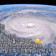 태풍 임시휴무 공지 2021.8.9(월)~8.11(수)