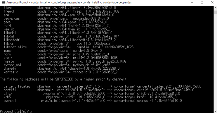 [ GIS ] python / Geopandas 설치, shp 데이터 불러오기 : 네이버 블로그