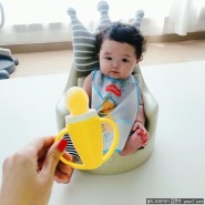 내돈내산 - 국산 에디슨 바나나 과즙망 추천 / 6개월 아기 과일 먹는 시기