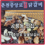 공릉동 맛집 춘천 중앙로숯불닭갈비