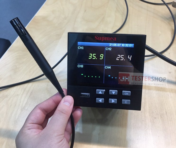 다채널 온도기록계 R9600 SUPMEA 디지털 데이터로거 6채널 : 네이버 블로그