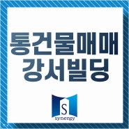 통건물매매 공실없는 수익성 강서빌딩