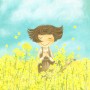 [샐비어그림/행복그림] 음악, 바람, 꽃 그리고 소녀
