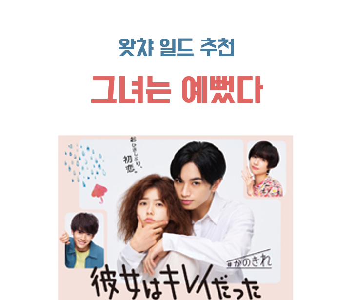 왓챠 일드 추천] 그녀는 예뻤다 _ 한국 드라마 리메이크 리뷰, 역변한
