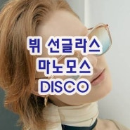 [정관 눈사랑안경] 방탄소년단 마노모스 DISCO 뷔 선글라스