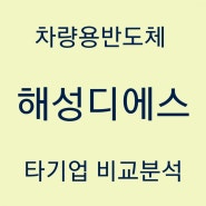 해성디에스 주가 / 차량용반도체 / 전망 / 배당 / 관련주 비교 분석 / 투자포인트