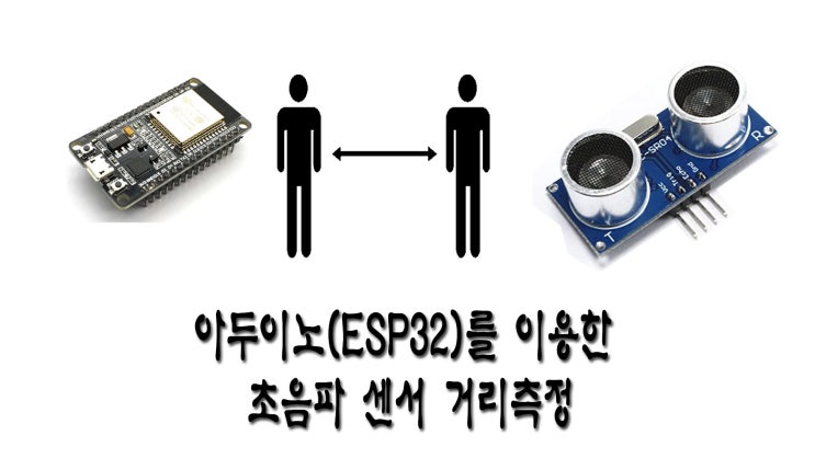 아두이노(ESP32)를 이용한 초음파 센서 거리측정 : 네이버 블로그