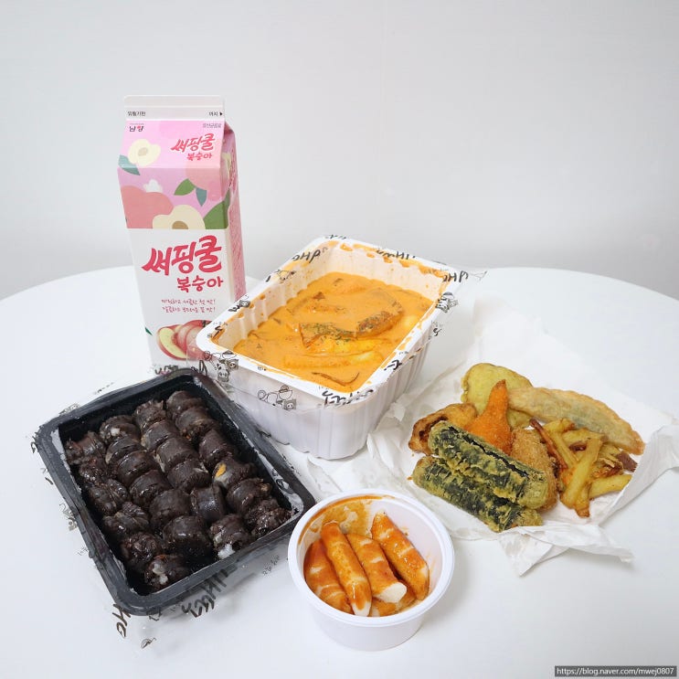 [인천 중구 맛집][배떡 동인천점] 배떡 로제떡볶이+튀김+찰순대 세트 배달후기 : 네이버 블로그