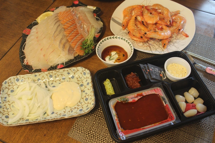 수원 횟집 모둠회, 새우구이 가을 맛 : 네이버 블로그
