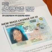 한국 영문운전면허증 - 미국 메사추세츠주 운전면허증 교환 발급 후기(+ DMV 예약 및 Real ID)