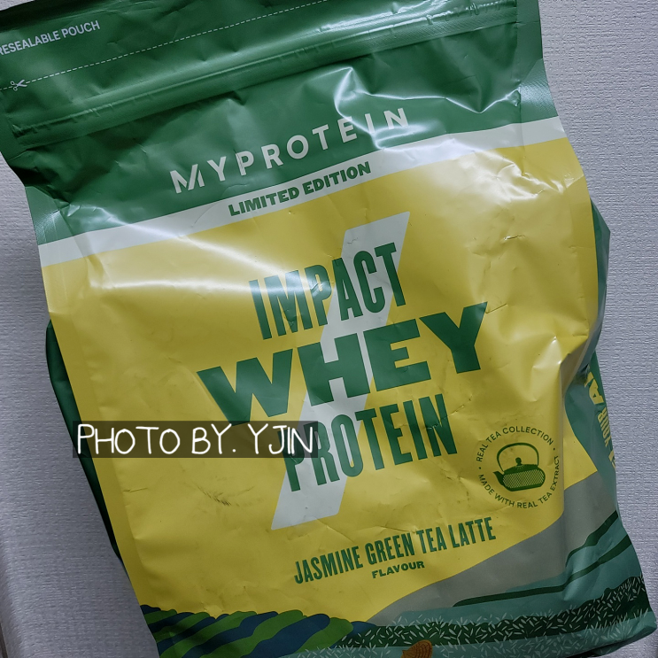 [내돈내산] 마이프로틴 임팩트웨이 프로틴 자스민그린티 라떼 후기 / Myprotein Impact WHEY Protein