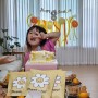 오초딩 8살 생일파티.생일선물: 쥬쥬케이크/풍선가랜드/생일상메뉴/답례품