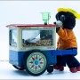 [BATTERY OPERATED] 1950년 즐거운 땅콩장수 곰 THE JOLLY PEANUT VENDOR BEAR_올드파파