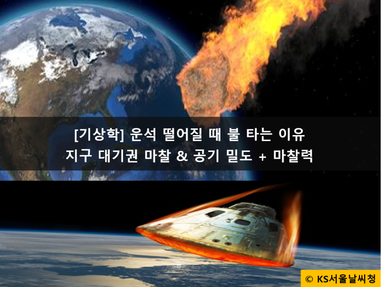 [기상학] 운석 떨어질 때 불 타는 이유 및 지구 대기권 마찰 원리 (공기 밀도) : 네이버 블로그