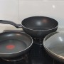 테팔 후라이팬으로 맛있는 요리를, 테팔 인텐시브 블랙 5종 세트 ^^