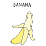 [색칠하기] 바나나 / Banana