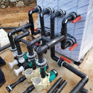 양식장 해수용 펌프 설치 사례